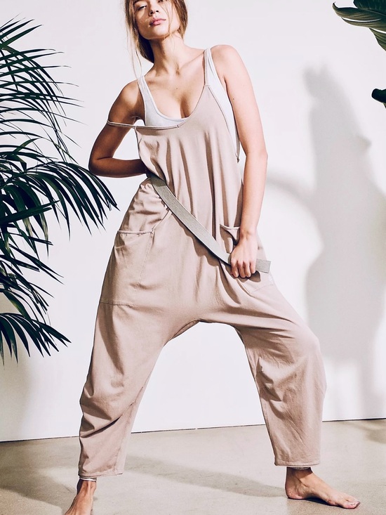 Free People Pants - Free People Hotshot Onesie -S